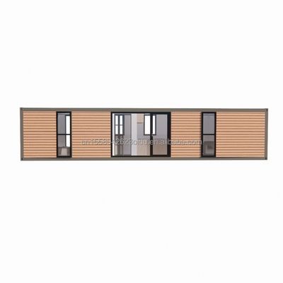 20 40 FT Diseño moderno Contenedor expandible Casa de jardín de color de madera prefabricada para una experiencia de vida personalizada