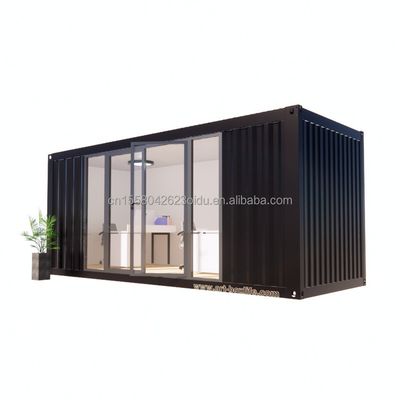 Casa de contenedores moderna y portátil al aire libre con instalación gratuita Baño móvil dormitorio y panel de sandwich de acero