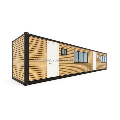20 40 FT Diseño moderno Contenedor expandible Casa de jardín de color de madera prefabricada para una experiencia de vida personalizada