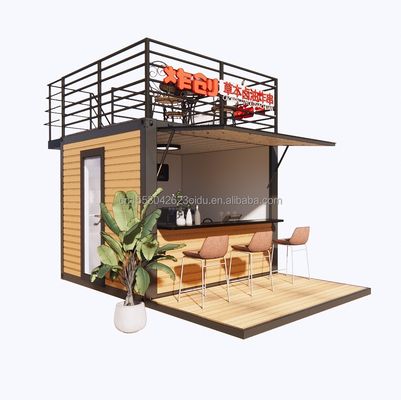 10FT Diseño Moderno Estructura de Acero Contenedor Tienda/Tienda Casas y Casas Modulares Prefabricadas Modelo 3D / Dibujos CAD
