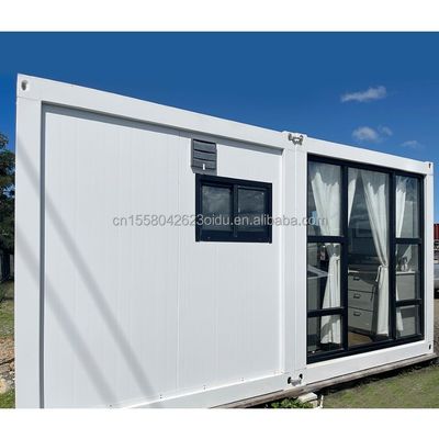 Extensible Mobile Plegable 1 dormitorio Casa pequeña para el exterior de diseño moderno 20ft 40ft Prefabricado Contenedor Casa