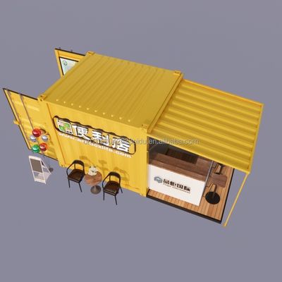 Portable Pop Up Móvil Mini 10ft Contenedor Bar Prefabricado Restaurante Tienda de comida callejera Quiosco