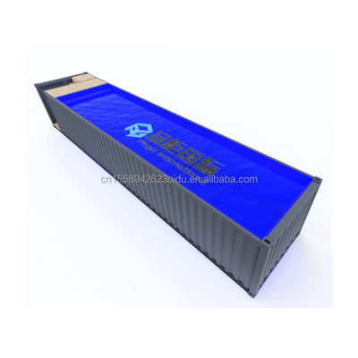 Piscina de contenedores de envío personalizada de 20 pies/40 pies con panel de sandwich de onda de pared de 50/75/100 mm