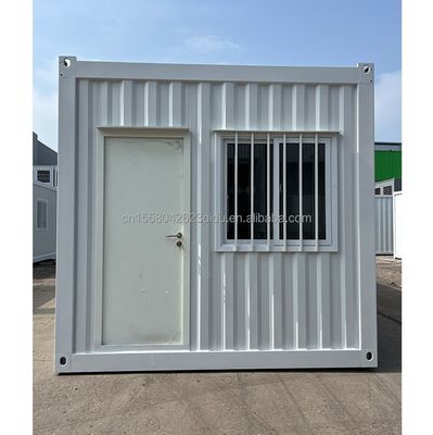 Oficina al aire libre Casa portátil Modular Contenedor de acero prefabricado con panel de sandwich de onda 50/75/100 mm