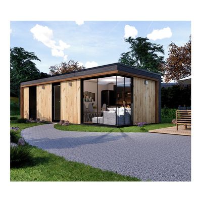 Casa de contenedores prefabricada de diseño moderno para espacios residenciales al aire libre