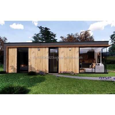 Casa de contenedores prefabricada de diseño moderno para espacios residenciales al aire libre