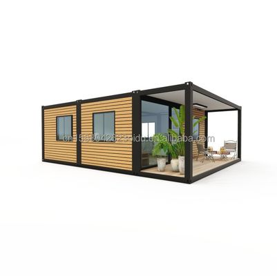 Casa de contenedores de plantas Casa prefabricada móvil con panel de sándwich de onda de 50/75/100 mm