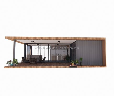 Casa móvil de lujo de 20 pies con vivienda y ventanas de aleación de aluminio Villas planas personalizadas