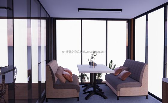 Casa móvil de lujo de 20 pies con vivienda y ventanas de aleación de aluminio Villas planas personalizadas