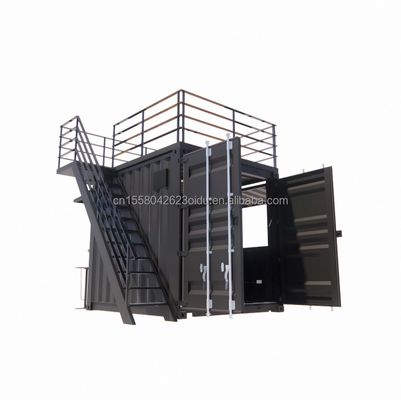 Mini tienda emergente de 10 pies marco de acero resistente contenedor de barra con galvanizado de acero de flexión