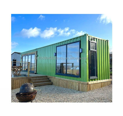 Casa prefabricada de acero galvanizado de 180g estilo moderno Contenedor de acero Casa Contenedor Casas pequeñas Casa familiar prefabricada para vivir al aire libre