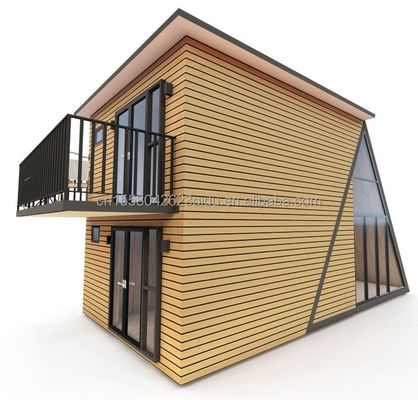 Contenedor de envío marítimo prefabricado de 40 pies Contenedor de paquete plano de 20 pies 40 pies Piscinas para natación Casa al aire libre en otros países