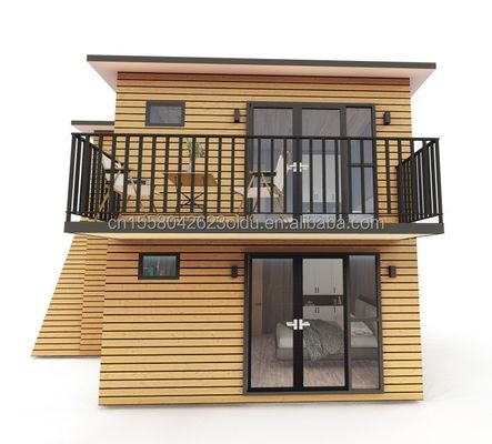 Contenedor de envío marítimo prefabricado de 40 pies Contenedor de paquete plano de 20 pies 40 pies Piscinas para natación Casa al aire libre en otros países