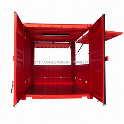 Hotel 10ft Mini Container Bar Stand en el supermercado con tienda emergente robusta y diseño moderno