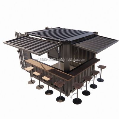 Contenedor de tienda mini-pop-up a prueba de humedad de 10 pies para cafetería/bar/restaurante de comida rápida/tienda de conveniencia/quiosco/stand