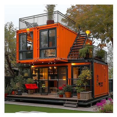 Diseño desmontable de lujo moderno de 3 dormitorios Villa prefabricada Contenedor Casa para jardín por familias y hoteles