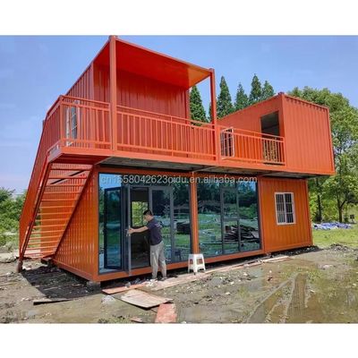 Diseño desmontable de lujo moderno de 3 dormitorios Villa prefabricada Contenedor Casa para jardín por familias y hoteles