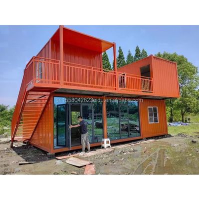 Diseño desmontable de lujo moderno de 3 dormitorios Villa prefabricada Contenedor Casa para jardín por familias y hoteles
