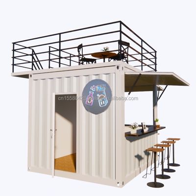 Tienda de café de estilo chino de contenedores para modernos y funcionales