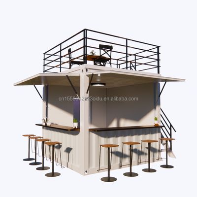 Tienda de café de estilo chino de contenedores para modernos y funcionales