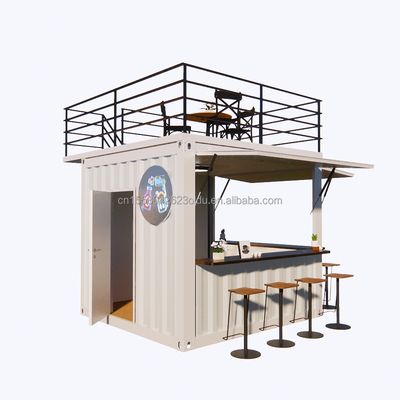 Tienda de café de estilo chino de contenedores para modernos y funcionales