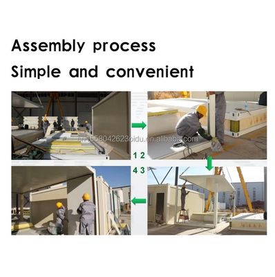 Contenedor de paquete plano UE de lujo moderno personalizado de 20 pies Casa de madera prefabricada con estructura de acero Jardín prefabricado en estilo de diseño moderno de mediados de siglo