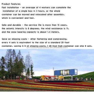 3 dormitorios y sala de estar Casa modular pequeña Casa prefabricada transportable con estructura de acero Cuadro Contenedor soldado