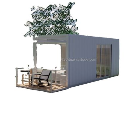 Cuadro de acero galvanizado de acero doblado 180g Casa prefabricada moderna de 20 pies 40 pies para envío Contenedor Jardín Hotel