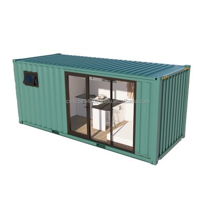 Cuadro de acero galvanizado de acero doblado 180g Casa prefabricada moderna de 20 pies 40 pies para envío Contenedor Jardín Hotel