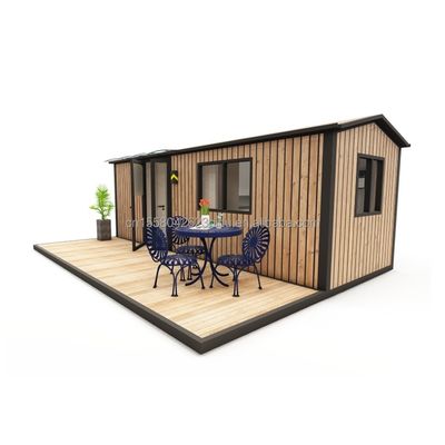 Casa de contenedores de madera de lujo personalizable de diseño moderno acero prefabricado al aire libre 20 pies 40 pies contenedor expandible