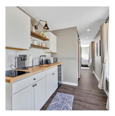 Estilo de diseño moderno 40 pies Contenedor plegable de dos dormitorios de color personalizado y puerta de vidrio para vida al aire libre