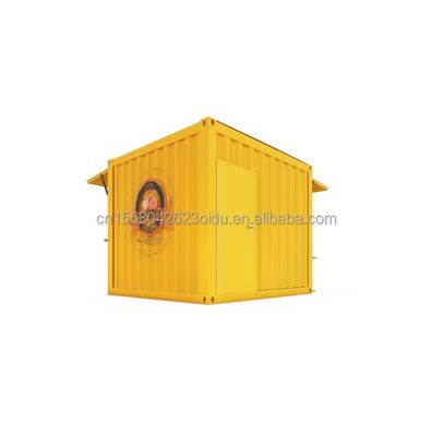 Acero galvanizado doblado 180g 10FT Mini tienda emergente contenedor cafetería/bar/restaurante de comida rápida/tienda de conveniencia/quiosco/stand