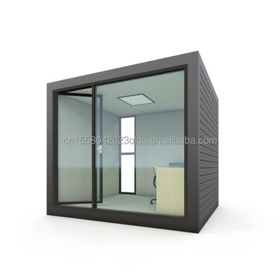 Oficina de contenedores de baño de diseño moderno para soluciones móviles a medida en contenedores de carga marítima de 10 pies
