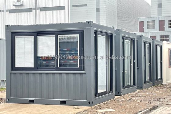 Oficina de contenedores de baño de diseño moderno para soluciones móviles a medida en contenedores de carga marítima de 10 pies