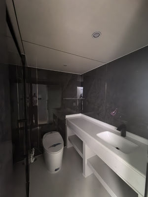 Cuadro de acero Galvanizado de acero Doblaje 180g vacaciones al aire libre o hotel diseño moderno prefabricado habitación cápsula 20 FT 40 FT