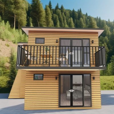 Casa de contenedores prefabricada para alojamiento al aire libre en Villa Hotel Shop