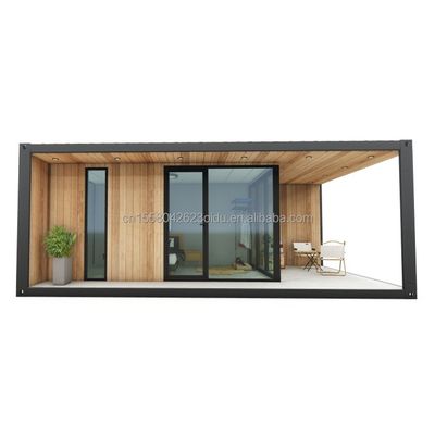 20ft/40ft de lujo Casa moderna de madera Estructura de acero Casa pequeña Senglin Casa de vacaciones plegable con color personalizado