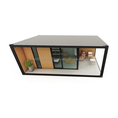 20ft/40ft de lujo Casa moderna de madera Estructura de acero Casa pequeña Senglin Casa de vacaciones plegable con color personalizado