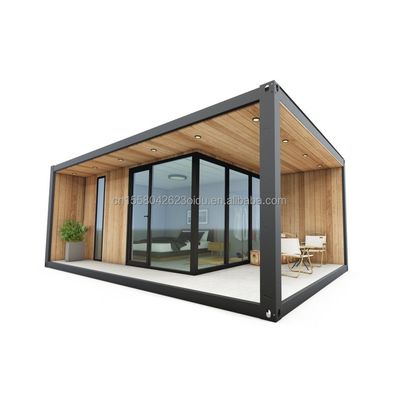 20ft/40ft de lujo Casa moderna de madera Estructura de acero Casa pequeña Senglin Casa de vacaciones plegable con color personalizado