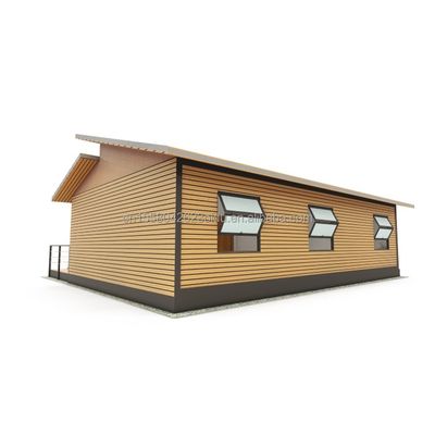 EU Moderno 3 dormitorios Contenedores de paquetes planas Casas de madera pared exterior y acero galvanizado flexión 180g para residencial
