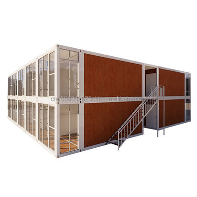 Fabricantes 20 pies de expansión de paquete plano contenedor de acero galvanizado de flexión 180g de instalación rápida casa móvil
