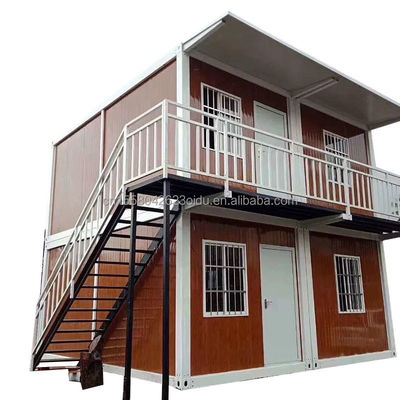Fabricantes 20 pies de expansión de paquete plano contenedor de acero galvanizado de flexión 180g de instalación rápida casa móvil