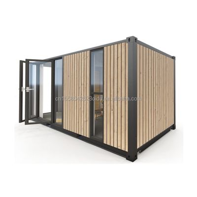 Casas de contenedores modernas de un piso estilo lujoso Edificios prefabricados de madera diminutos para hoteles Apartamentos Villas o cabañas