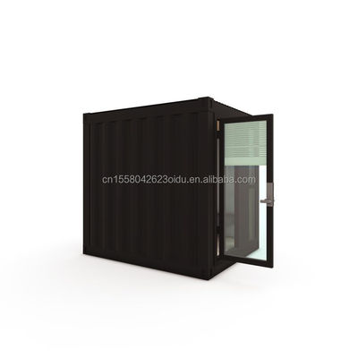 Diseño moderno 10 pies contenedor casa prefabricada para jardín oficina dormitorio mini almacén de dormir y hotel móvil