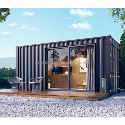 Diseño moderno 20ft/40ft Casa de lujo prefabricada Contenedor de envío Casas de hogar EU Casa portátil 20ft expandible