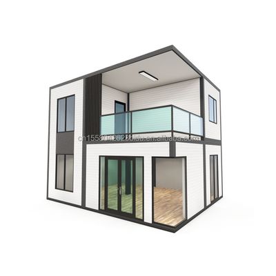 Ventanas de aleación de aluminio estilo de diseño chino estructura de acero Villa de lujo con opciones de personalización