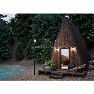 Casa prefabricada de acero galvanizado para vivir en el bosque habitación de hotel para vivir al aire libre moderno y contenedor especializado