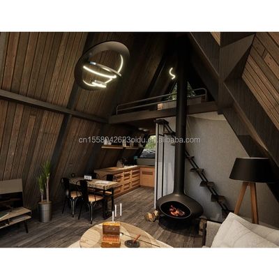 Casa prefabricada de acero galvanizado para vivir en el bosque habitación de hotel para vivir al aire libre moderno y contenedor especializado
