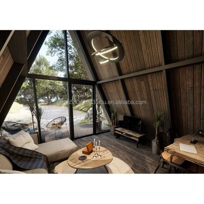 Casa prefabricada de acero galvanizado para vivir en el bosque habitación de hotel para vivir al aire libre moderno y contenedor especializado