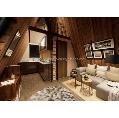 Casa prefabricada de acero galvanizado para vivir en el bosque habitación de hotel para vivir al aire libre moderno y contenedor especializado